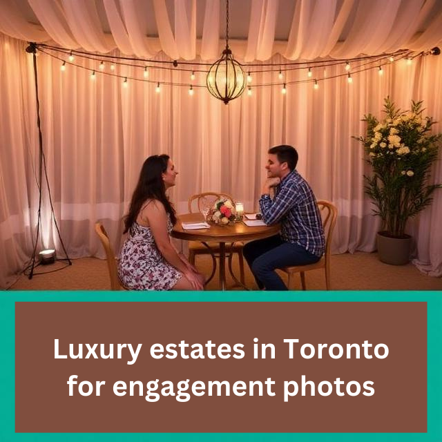 luxury estates in Toronto for engagement photos