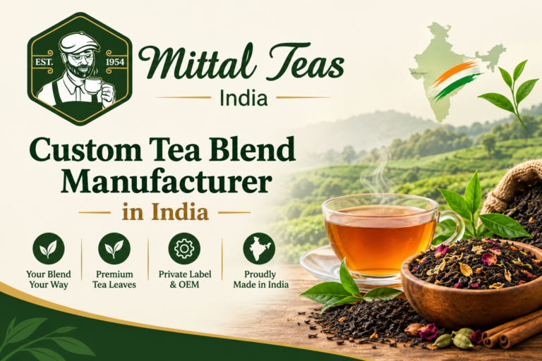 What are the benefits of working with a custom blend tea manufacturer?